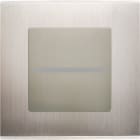 MODELEC - Façade Laiton Nickel satiné Bouton plat pour Variateur Bluetooth magnétique