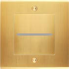 MODELEC - Façade Laiton Satiné Bouton plat pour Variateur Bluetooth à vis