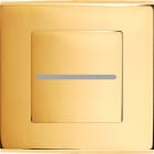 MODELEC - Façade Laiton Doré Bouton plat pour Variateur Bluetooth magnétique