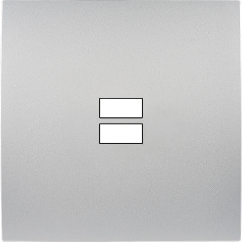 MODELEC - Façade Karo Alu Ouverture Pour Chargeur Double Usb