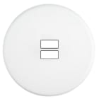 MODELEC - Façade Iris Blanc Simple Ouverture Pour Chargeur Double Usb