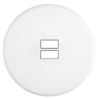 MODELEC - Façade Iris Blanc Soft Touch Simple Ouverture Pour Chargeur Double Usb