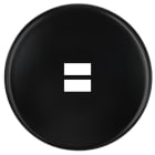 MODELEC - Façade Iris Noir Soft Touch Simple Ouverture Pour Chargeur Double Usb