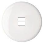 MODELEC - Façade Iris by MODELEC en porcelaine blanche simple poste chargeur double usb