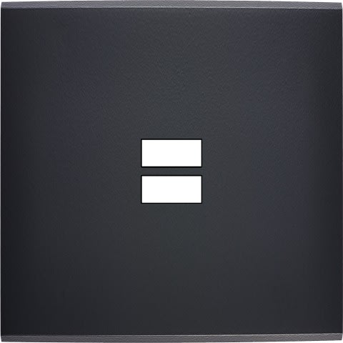 MODELEC - Façade Confidence Laiton Noir Mat Simple U1