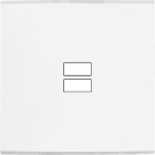 MODELEC - Façade Confidence Laiton Blanc Mat Simple U1