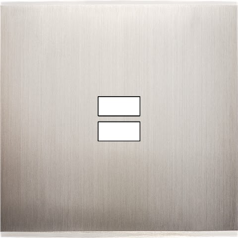 MODELEC - Façade Confidence Laiton Nickel Satine Simple U1