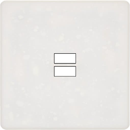 MODELEC - Façade Hitera Terrazzo Blanc Simple U1; Façade à clip.