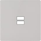 MODELEC - Façade "M" Nickel Sable Simple 1 Chargeur USB magnétique