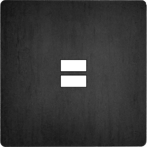 MODELEC - Façade "M" Acier Verni Simple 1 Chargeur USB magnétique