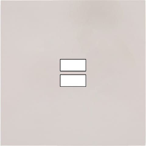 MODELEC - Façade Désir Gris Perle Mat Simple 1 trou USB; Façade à clip.