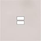 MODELEC - Façade Désir Gris Perle Mat Simple 1 trou USB; Façade à clip.