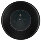 MODELEC - Façade Iris Noir Simple Prise courant 2P+T; Façade à clip.