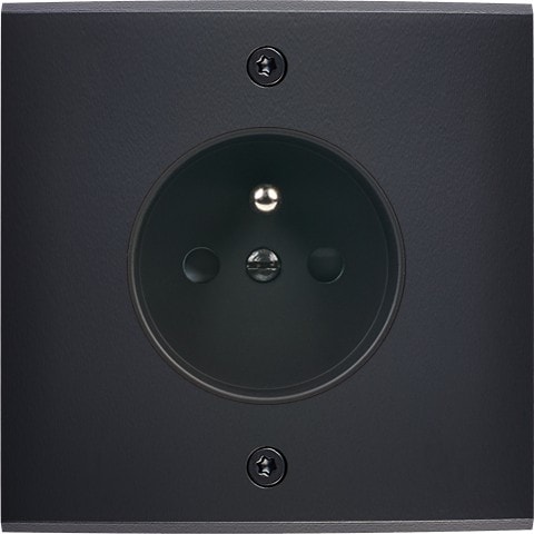 MODELEC - Façade Confidence Laiton Noir Mat Simple PC à Vis