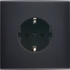 MODELEC - Façade Confidence Laiton Noir Mat Simple PCK Magnetique