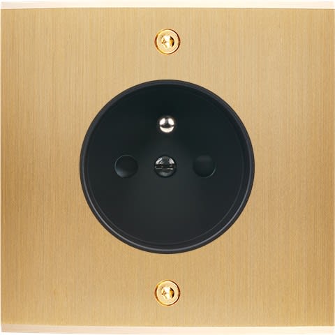 MODELEC - Façade Confidence Laiton Brosse Simple PC à Vis