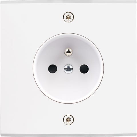MODELEC - Façade Confidence Laiton Blanc Mat Simple PC à Vis