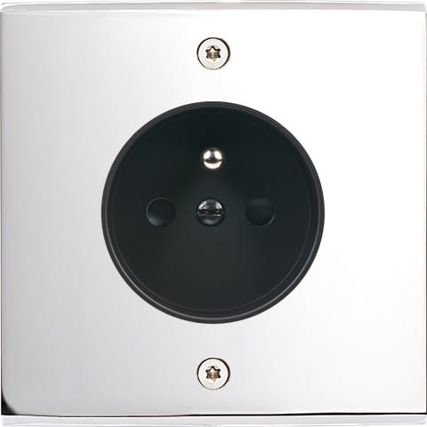 MODELEC - Façade Confidence Laiton Chrome Simple PC à Vis