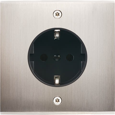 MODELEC - Façade Confidence Laiton Nickel Satine Simple PCK à Vis