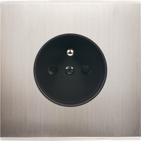 MODELEC - Façade Confidence Laiton Nickel Sat Simple Pc