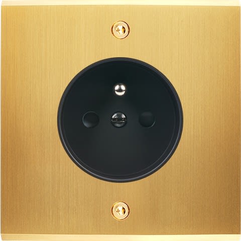 MODELEC - Façade Confidence Laiton Satine Simple PC à Vis