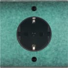 MODELEC - Façade Fascination Laiton Jade Simple PCK Vis