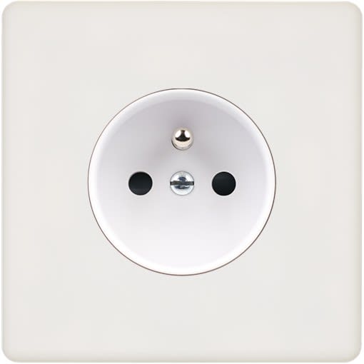 MODELEC - Façade Hitera Blanc Soft Simple Pc; Façade à clip.