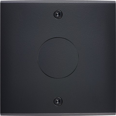 MODELEC - Façade Confidence Laiton Noir Mat Simple V1 à Vis