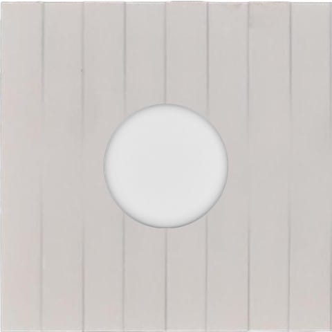 MODELEC - Façade Empreintes LIGNE Blanc Simple Variateur, magnétique