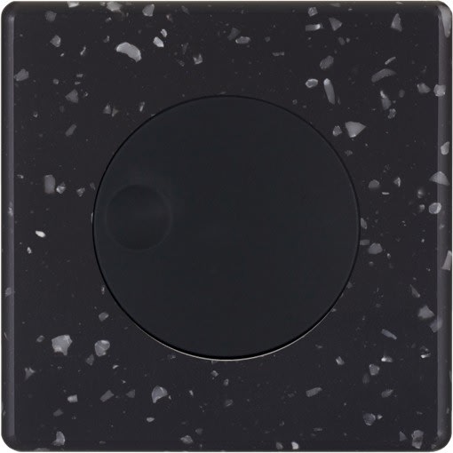 MODELEC - Façade Hitera Noir Terrazzo Simple V1; Façade à clip.