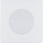 MODELEC - Façade "M" Blanc Mat Simple 1 Variateur magnétique