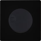 MODELEC - Façade "M" Noir Mat Simple 1 Variateur magnétique