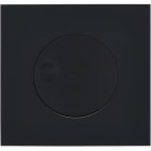 MODELEC - Façade Désir Noir Mat Simple 1 variateur; Façade à clip.