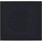 MODELEC - Façade Désir Noir Mat Simple 1 variateur; Façade à clip.