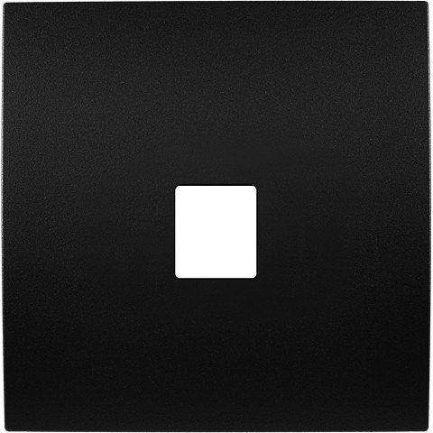 MODELEC - Façade Collection Karo Noir Simple 1 Media; Façade à clip.