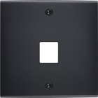 MODELEC - Façade Confidence Laiton Noir Mat Simple M1 à Vis
