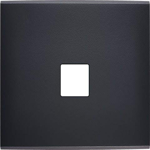 MODELEC - Façade Confidence Laiton Noir Simple M1; Façade magnétique.