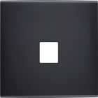 MODELEC - Façade Confidence Laiton Noir Simple M1; Façade magnétique.