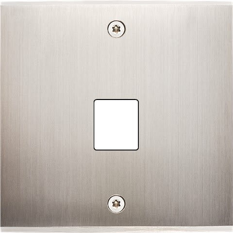 MODELEC - Façade Confidence Laiton Nickel Satine Simple M1 à Vis