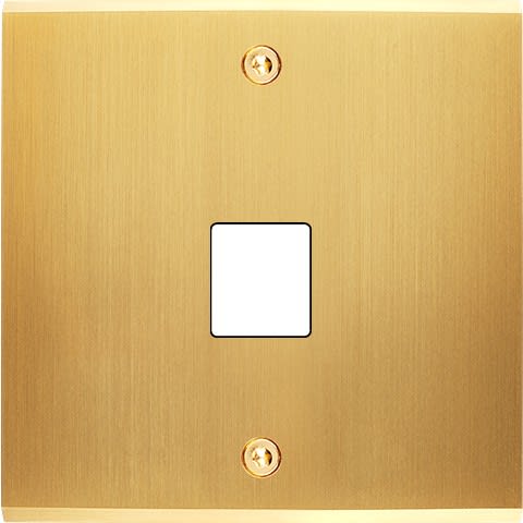 MODELEC - Façade Confidence Laiton Satine Simple M1 à Vis