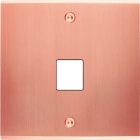 MODELEC - Façade Confidence Laiton Cuivre Satine Simple M1 à Vis