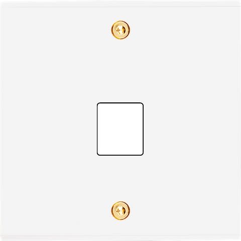 MODELEC - Façade Confidence Laiton Blanc Email Simple M1 à Vis