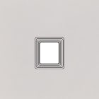 MODELEC - Façade Empreintes VOLUME Blanc Simple Média, magnétique