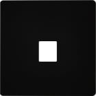 MODELEC - Façade "M" Noir Mat Simple 1 Media magnétique