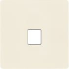 MODELEC - Façade "M" Aluminium Ivoire Simple 1 Media magnétique