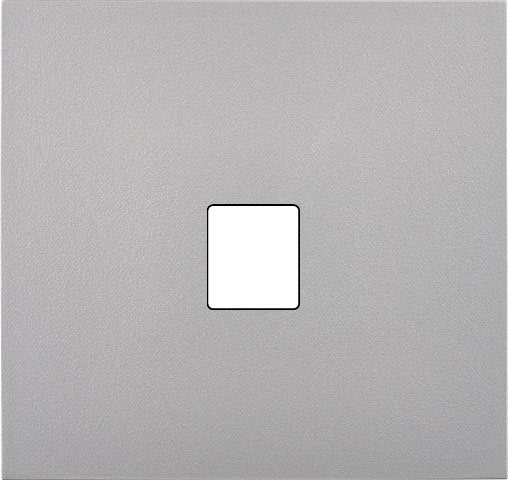 MODELEC - Façade Désir Aluminium Mat Simple 1 Media; Façade à clip.