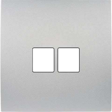 MODELEC - Façade Collection Karo Aluminium Simple 2 Medias; Façade à clip.