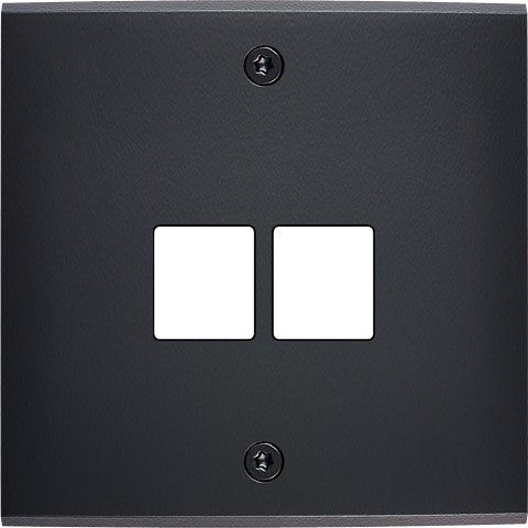 MODELEC - Façade Confidence Laiton Noir Mat Simple M2 à Vis
