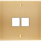 MODELEC - Façade Confidence Laiton Brosse Simple M2 à Vis