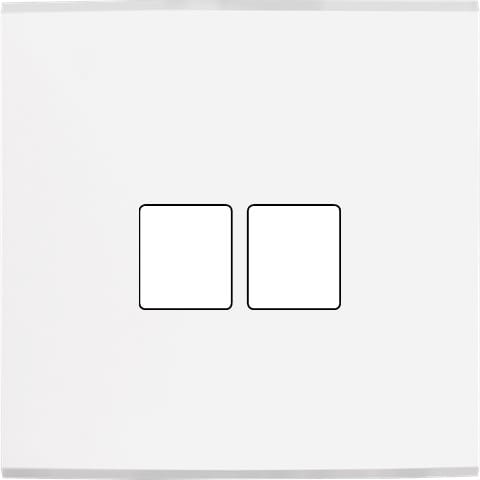 MODELEC - Façade Confidence Laiton Blanc Simple M2; Façade magnétique.